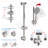 Rain Dual Shower Head 1.8 GPM GPM with Aerating-89202318