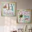 «Candle Joy», ensemble de 2 reproductions d'art textuel encadrées-56989945-56989950-56989940