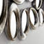 Ovate Reflections Flat Metal Mirror