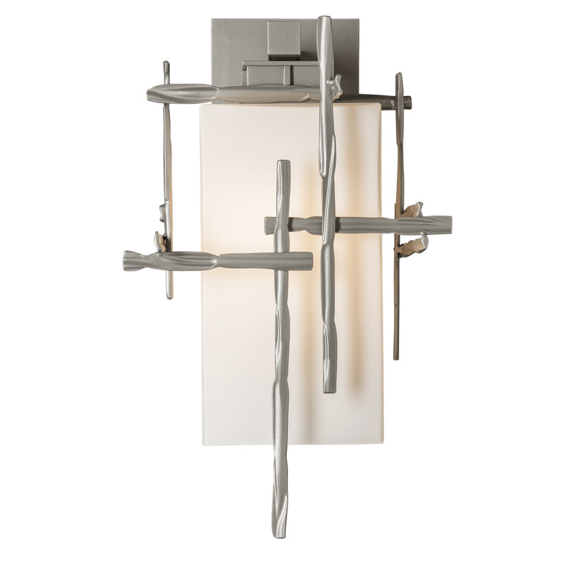 Tura Aluminum Outdoor Sconce, 18.9" H x  11.5" W x 11.5" D, Coastal White