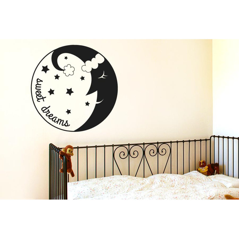 Non-Wall Damaging Wall Decal, Black