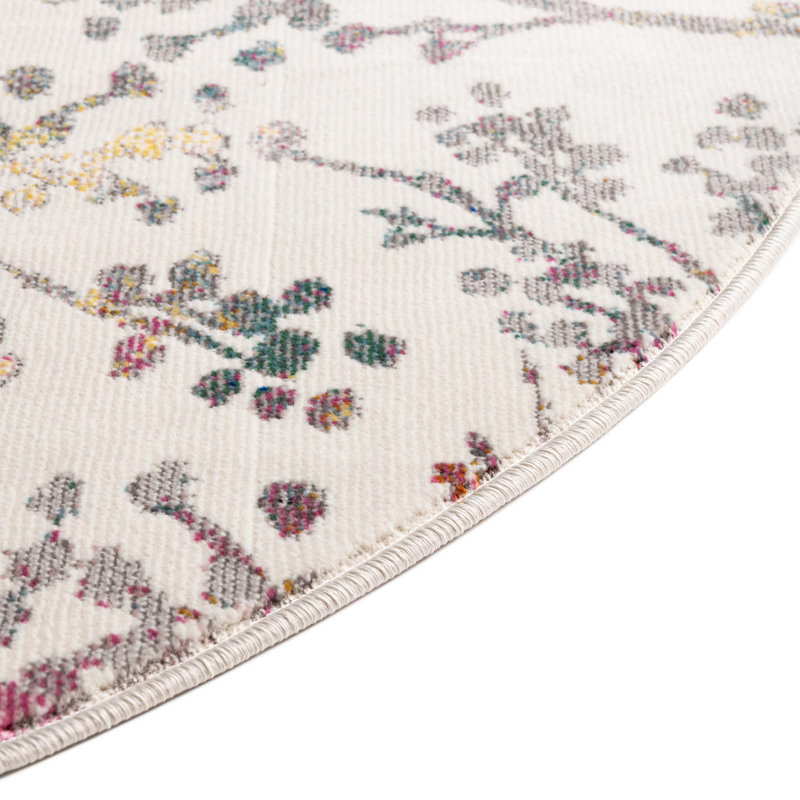 Floral Indoor Rug, Oval 7'10" x 10'