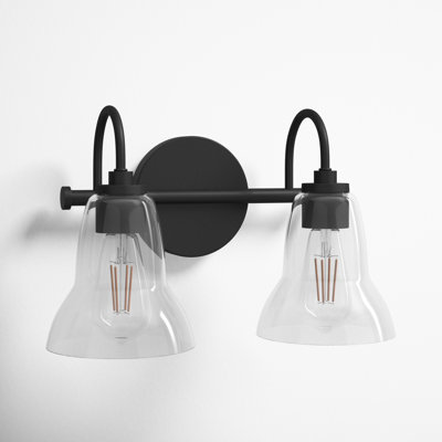2 Light Transparent Vanity Light