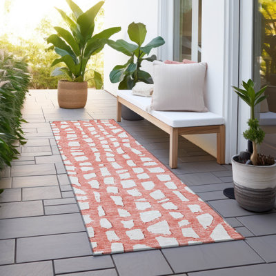 Lamanna Washable Striped Indoor / Outdoor Rug
