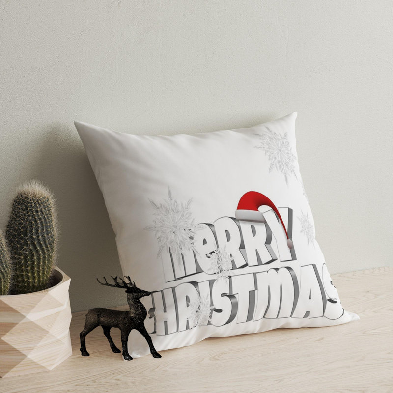 Premium Washable Cushion, 17.0 x 17.0 Inches, 50% Cotton / 50% Polyester, Silicone Filling, Concealed Zip | Soft, Comfortable & Ironable | Perfect for Home Decor, Living Room & Bedroom Accents
