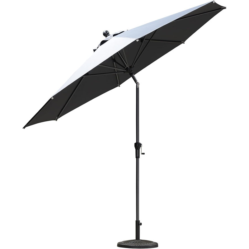 304cm Market Parasol, Gray