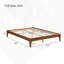 Base de lit plateforme en bois de bambou massif sans tête de lit-2020695871-2020695870