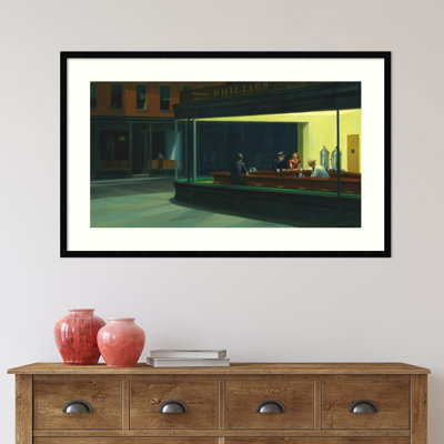 Nighthawks 1942 par Edward Hopper - Photographie d'un seul cadre