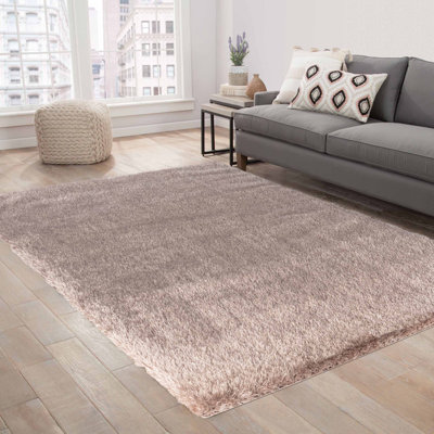 Asharn Solid Colour Shag Area Rug