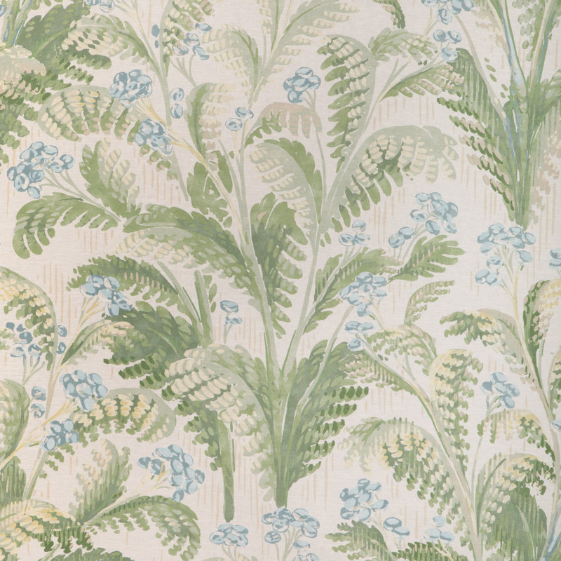 Pashley Print, Green/Blue/Beige