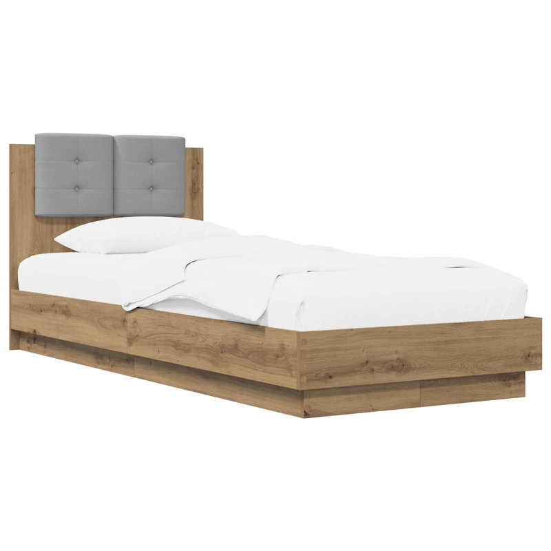 Bed Frame, Artisan Oak