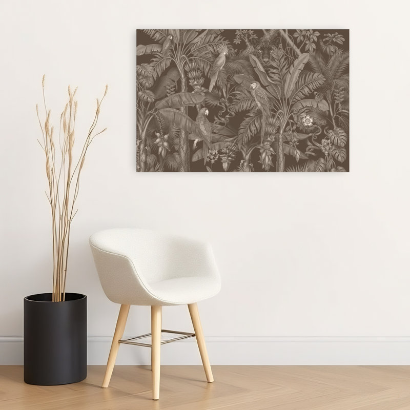 Reproduction d'art mural tropical tropical, 24" H x 36" W