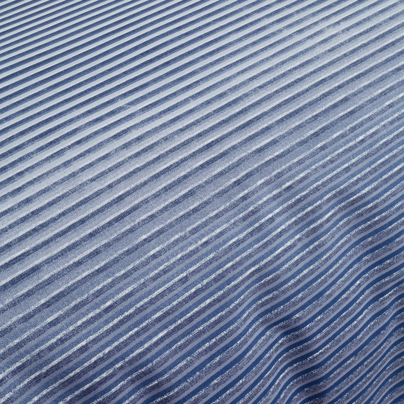 Graded Stripe Reversible Duvet Cover Set, Double - 2 Standard Pillowcases
