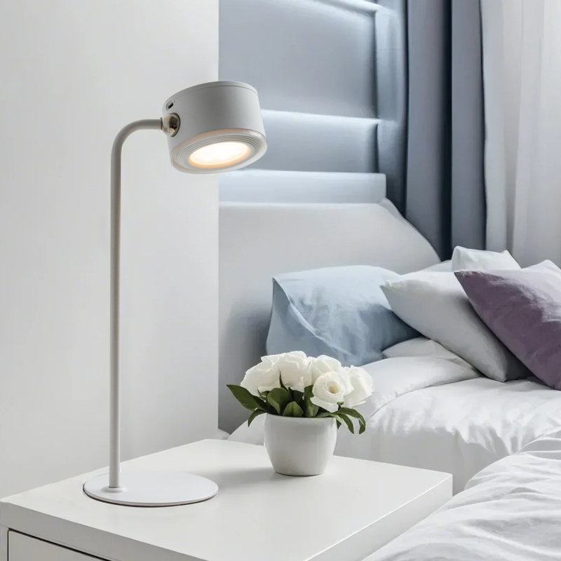 Sabesan Metal Desk Lamp, White