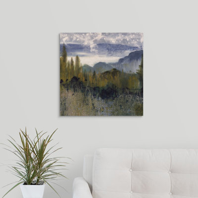 « distante peak », peinture sur toile
