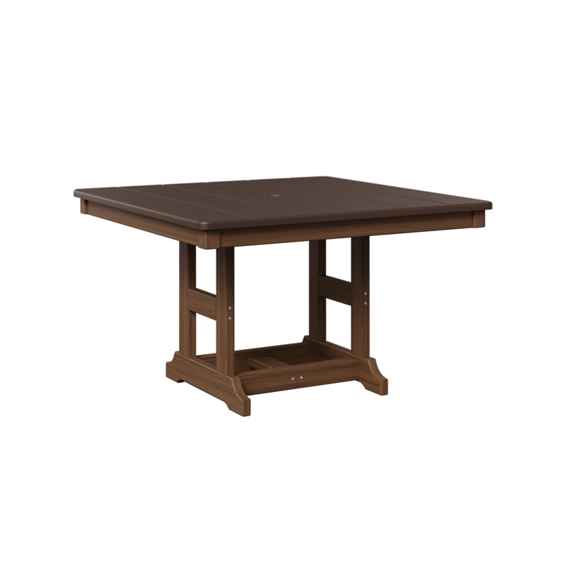 Table carrée berlinoise pour enfants 33 po Berlin, Chocolat / Brun, Acajou antique