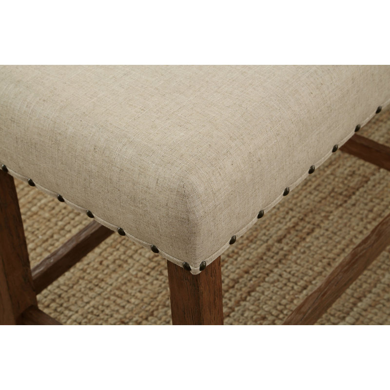 Chaise de bar rustique 19,4 po (2 / RCT), chêne rustique, Brun