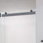 Porte de douche coulissante, porte en verre sans cadre avec quincaillerie en acier inoxydable-122674087
