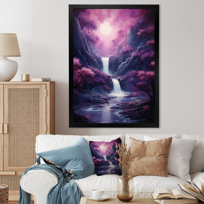" Surrealism Plum Cosmic Cascade "