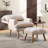 44.1''Wide Modern Soft Upholstered Standard Reclining Accent Chair With Ottoman-408365700