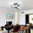 Janyia 1 - Light 10.23" Unique/Statement Geometric LED Semi Flush Mount-1500711386