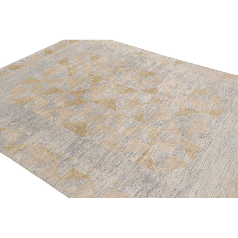Scandinavian Geometric Area Rug, Rectangle 8' x 10'
