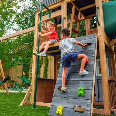Summit View Wooden Swing Set