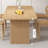 Modern Burlywood Rectangular Solid Wood Dining Table-1811515634-1811515625