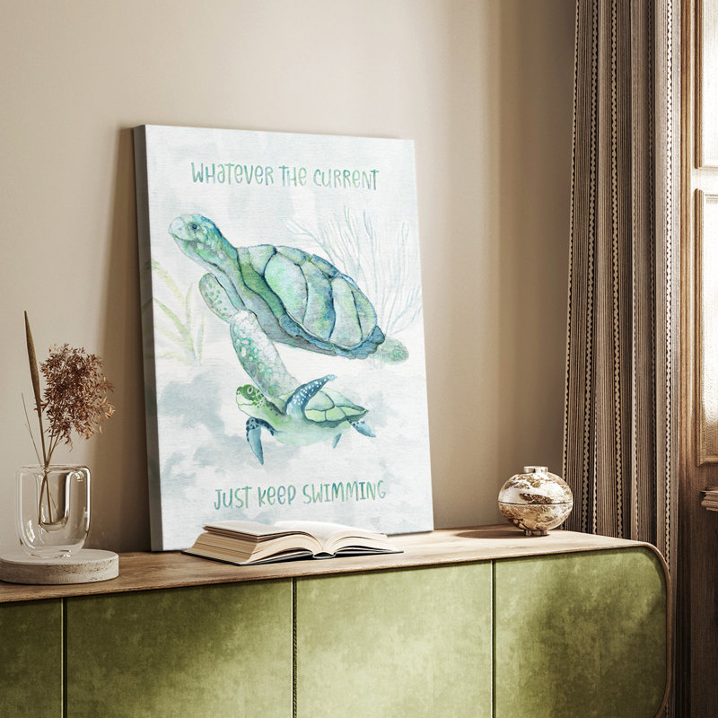 Turtle Family II - galerie sur mesure, H 18 po x l 12 po