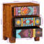 Buffet vidaXL Acacia massif multicolore, bois d'ingénierie petit