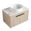 Ensemble de meuble-lavabo moderne 30 "avec lavabo en céramique