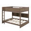 Lit superposé avec armoires de rangement et ports USB-671220561