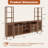 3-Piece Large TV Stand with Bookshelves, Entertainment Center for TVs Up to 70"-1220243479