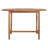 Patio Dining Table 43.3"x43.3"x29.5" Solid Wood Teak