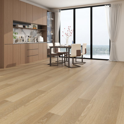 Golden Oakley 48” X 7.7” X 9.5mm Hybrid Waterproof Planks Flooring