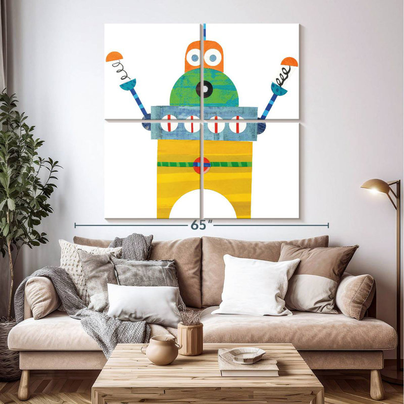 Ashelle Robot Party III, H 18 po x l 18 po