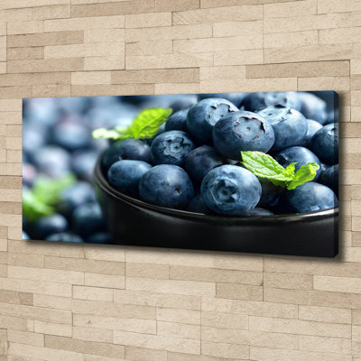 Blueberries - No Frame Print on Canvas