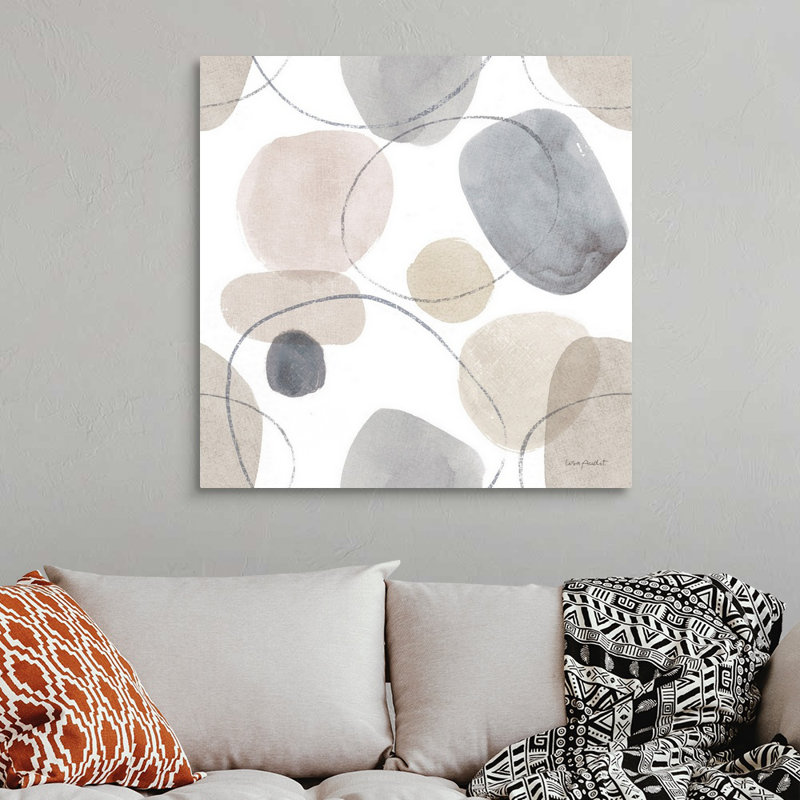 «Think Neutral 14» par Lisa Audit - reproduction d'art, Toile tendue, H 36 po x l 36 po x P 1,25 po