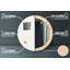 Huldar Glass Flat Wall Mirror