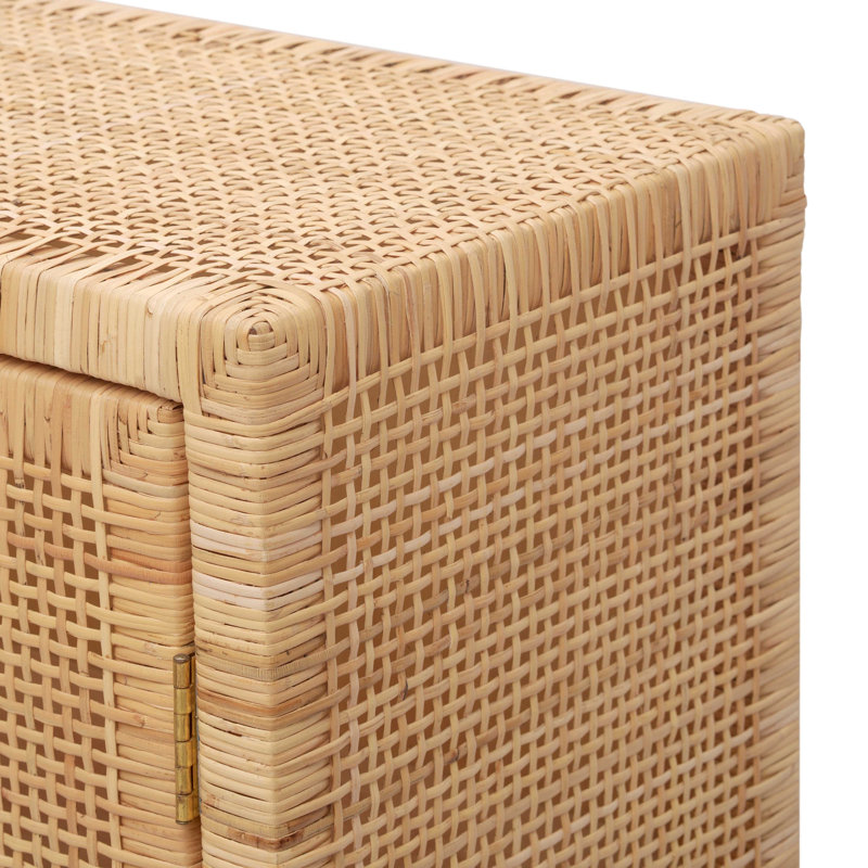 Armoire tissée Kacey, Naturel