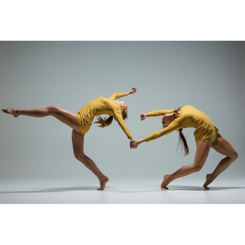 Ballet Dancers - Photographie sur toile tendue, L 12 po x H 8 po