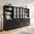 Reshelle Book Cabinet Storage Bookcase-1149120034