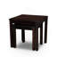 Ensemble de 2 tables gigognes en eucalyptus
