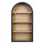 Bibliothèque moderne minimaliste, bibliothèque avec tablettes de rangement