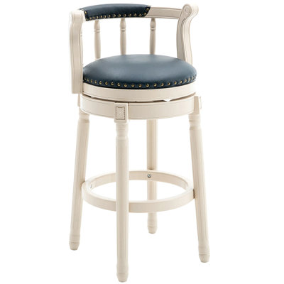 Bar Stools Seat Height Leather Wooden Bar Stools