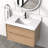 36"engineered Stone Bathroom Vanity Top With Rectangular Undermount Ceramic Middle Sink
