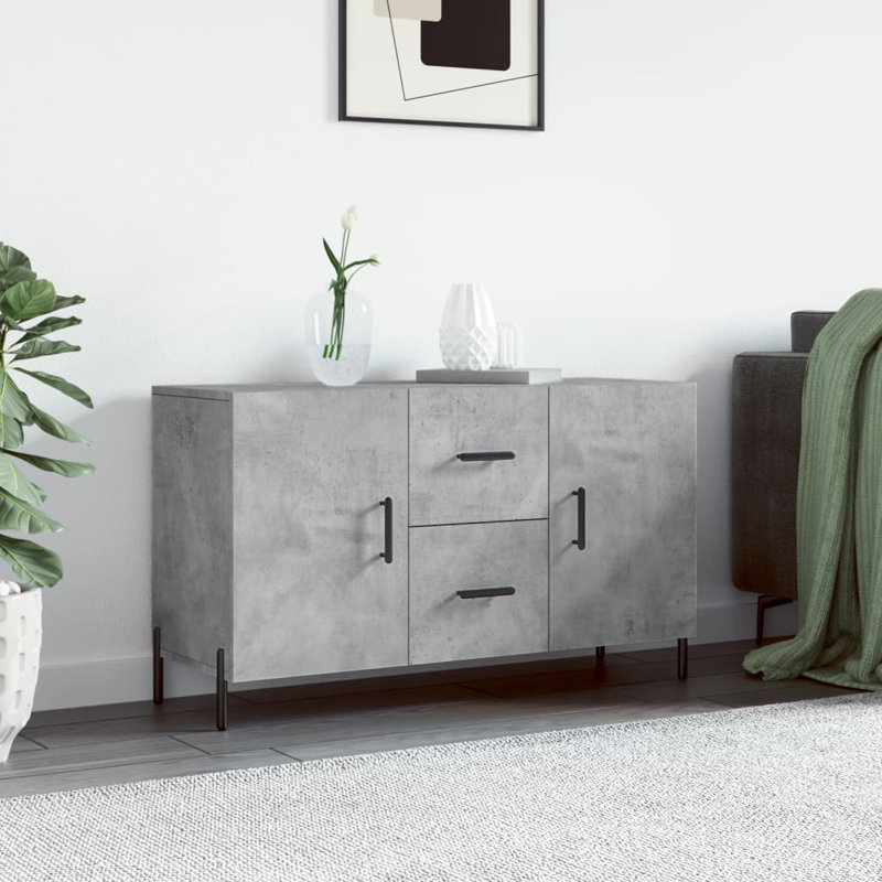 Maradiaga 100cm Sideboard, Concrete Grey