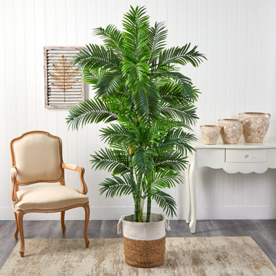 Palmier artificiel 72 po en pot