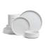 over&back Stackable 12-Piece Semi Hand-Finished Stoneware Dinnerware Set-99305508