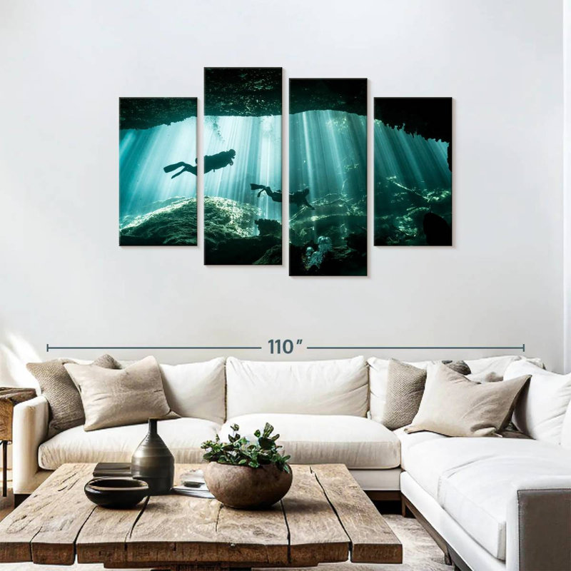 Senne Yucatan Scuba Divers, 48" H x 75" W